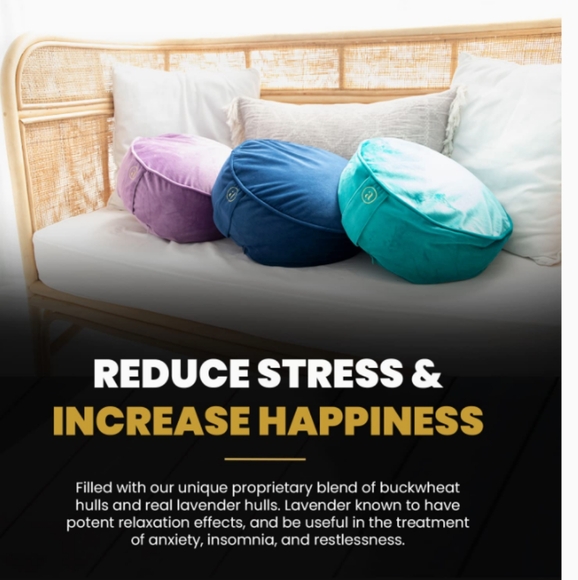 AJNA -Buckwheat Meditation Cushion  Yoga Pillow - Picture 6 of 12